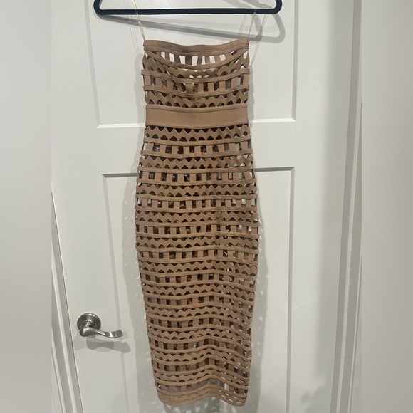 House of CB Demelza Bandage Cut Out Dress - Picture 6 of 9